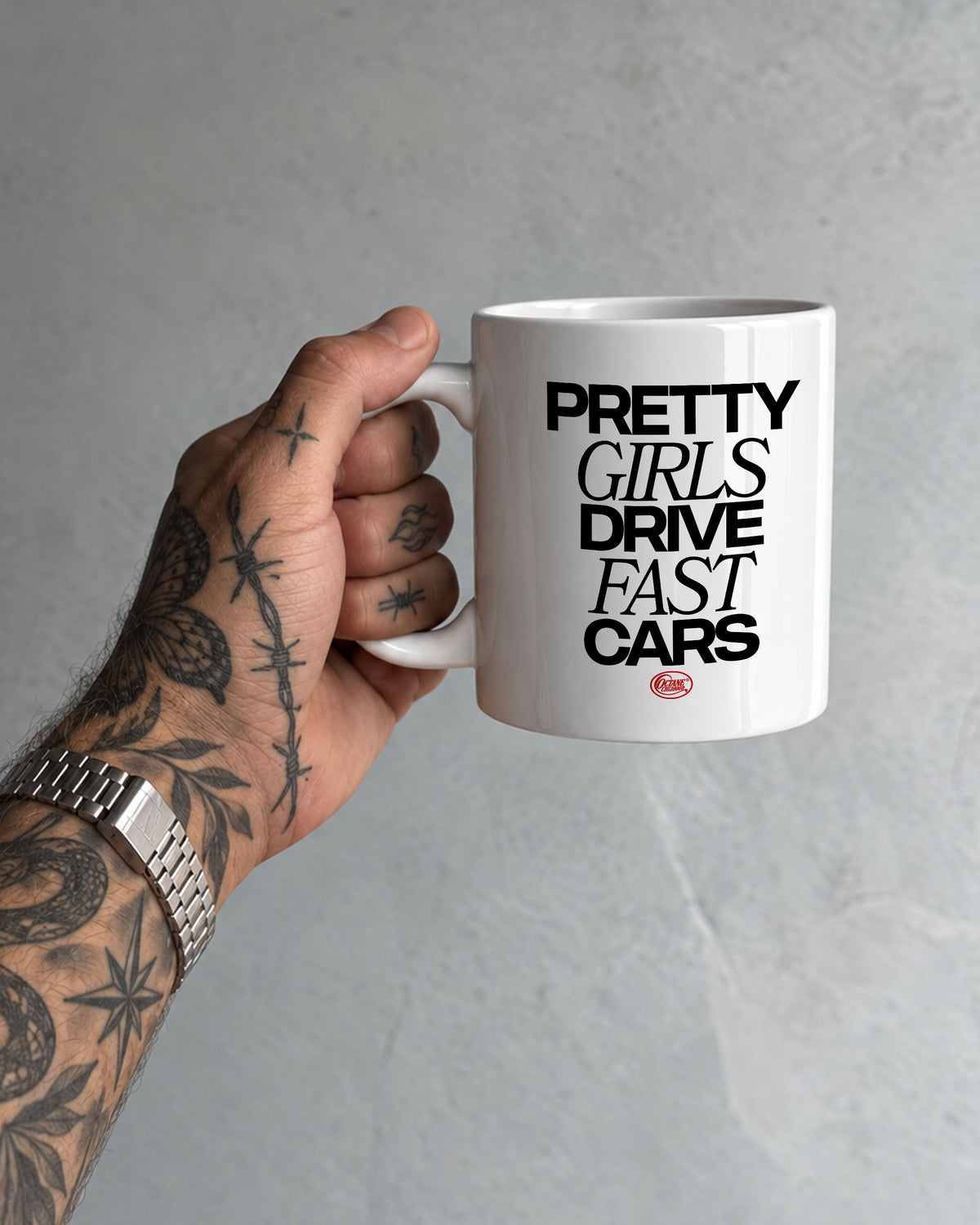Octane Childhood Mug - Pretty Girls Drive Fast Cars-3