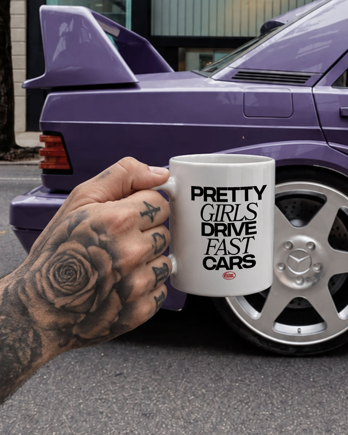 Octane Childhood Mug - Pretty Girls Drive Fast Cars-4