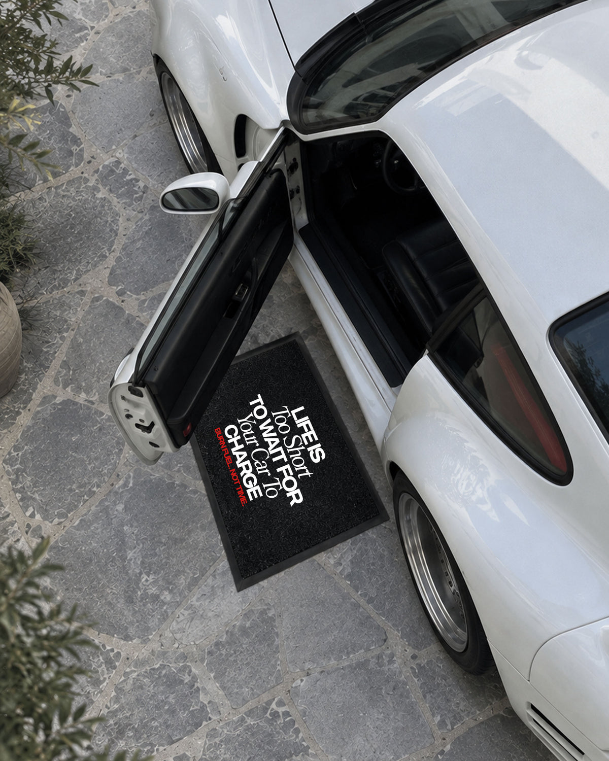 Octane Childhood Doormat - Life Is Too Short To Wait For Your Car To Charge.-3