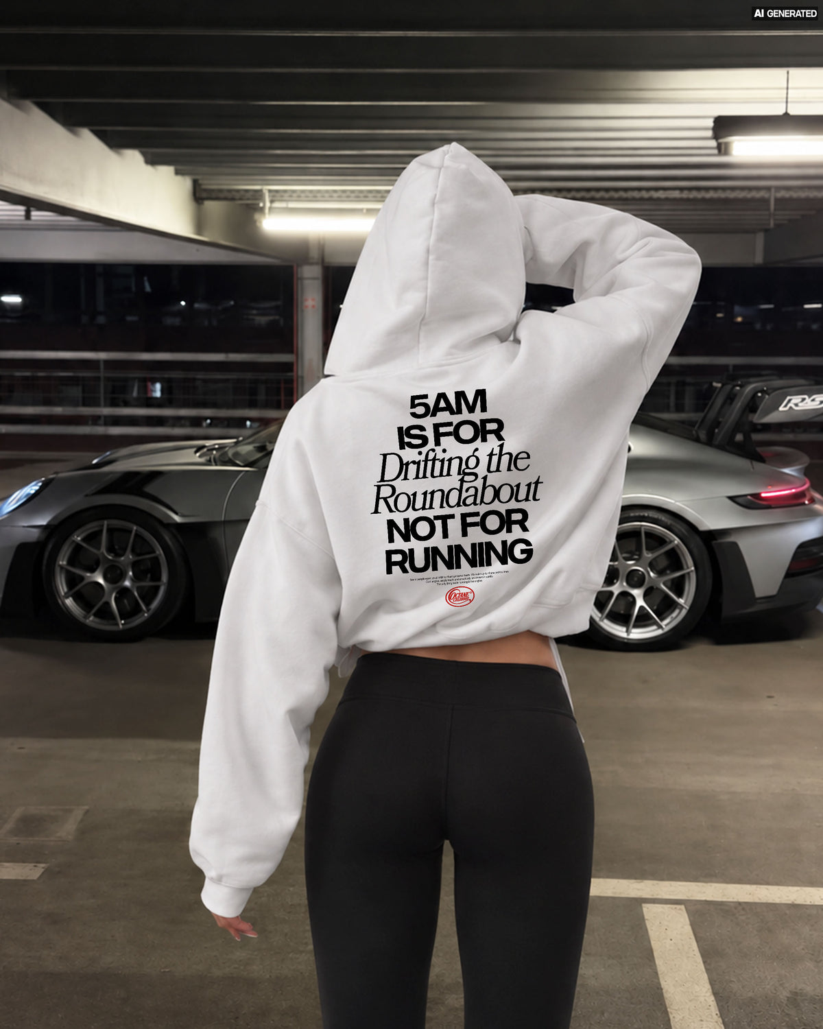 Octane Childhood Hoodie - 5AM Is For Drifting The Roundabout, Not For Running-11
