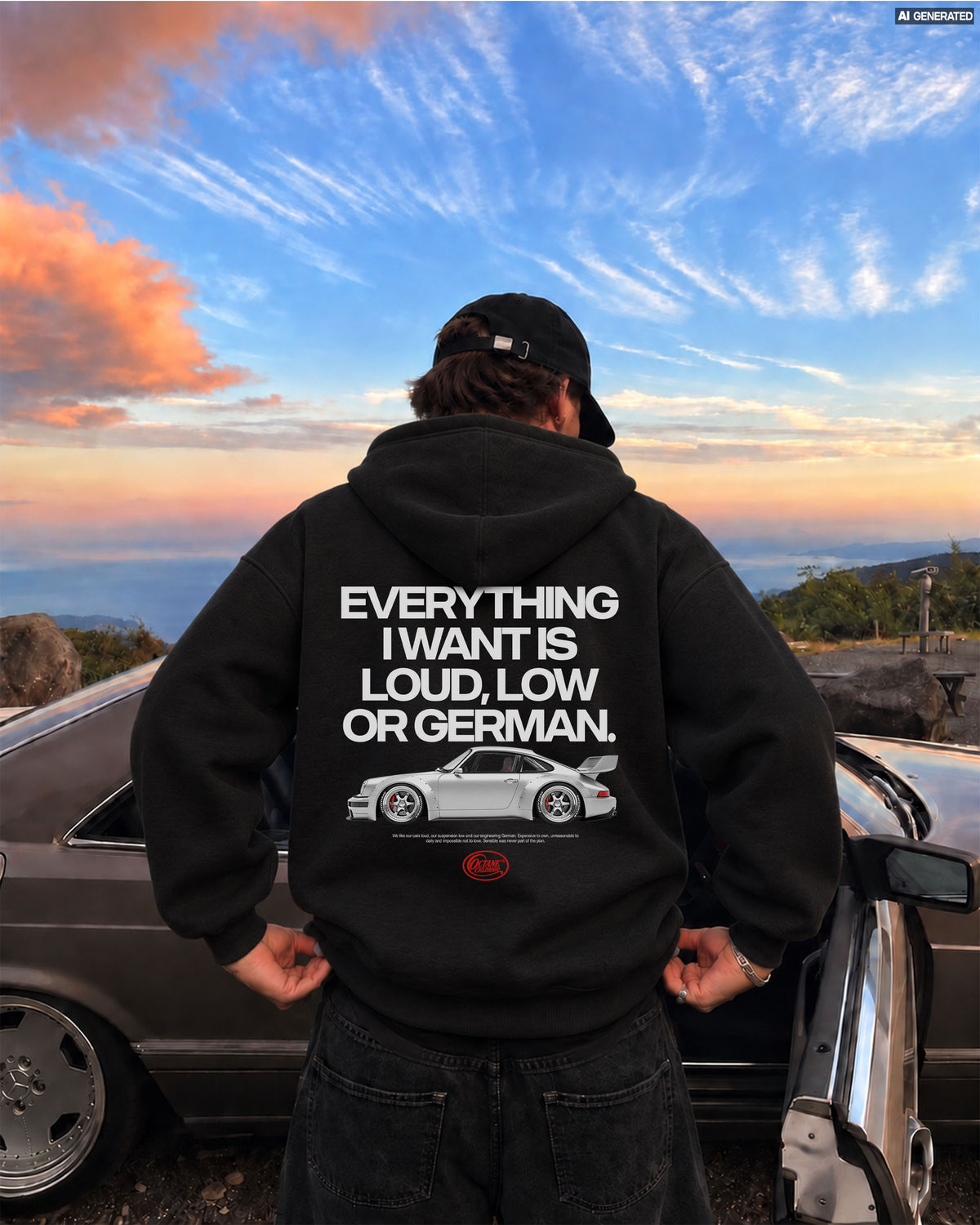 Octane Childhood Hoodie - Everything I Want Is Loud, Low or German.