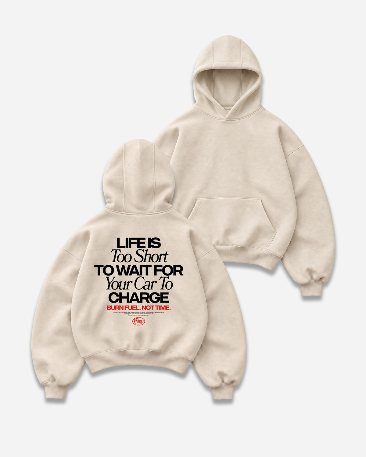 Octane Childhood Hoodie - Life Is Too Short To Wait For Your Car To Charge.-8