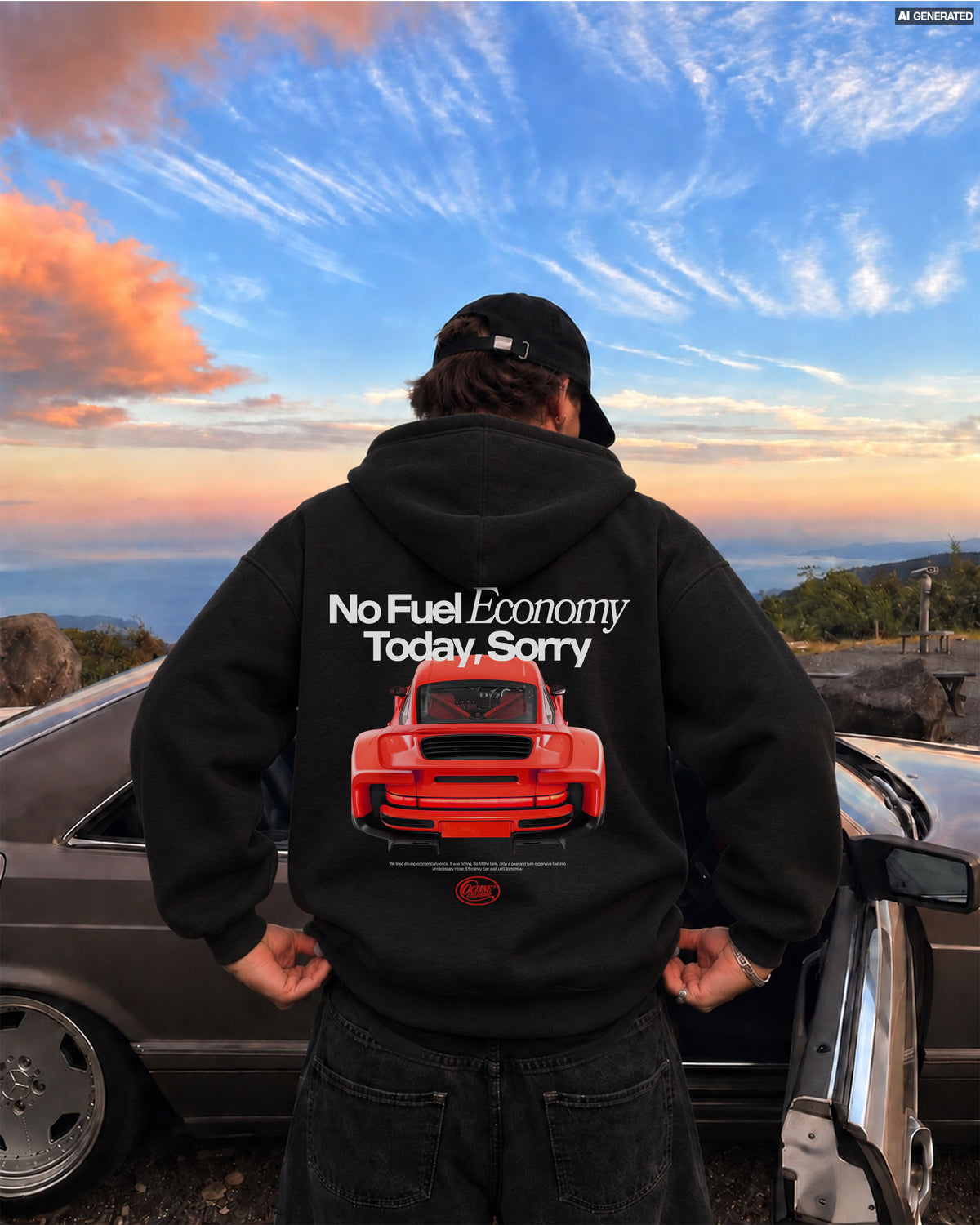 Octane Childhood Hoodie - No Fuel Economy Today, Sorry-12