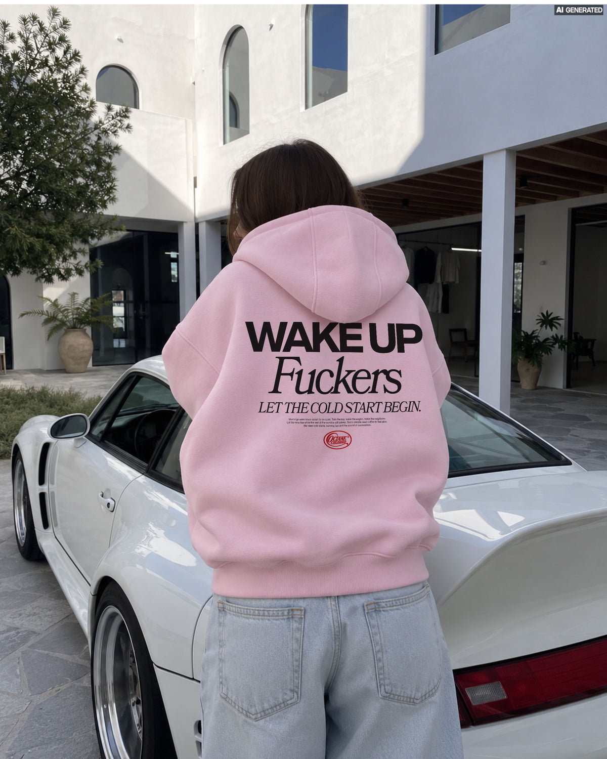 Octane Childhood Hoodie - Wake Up Fuckers. Let The Cold Start Begin.-4