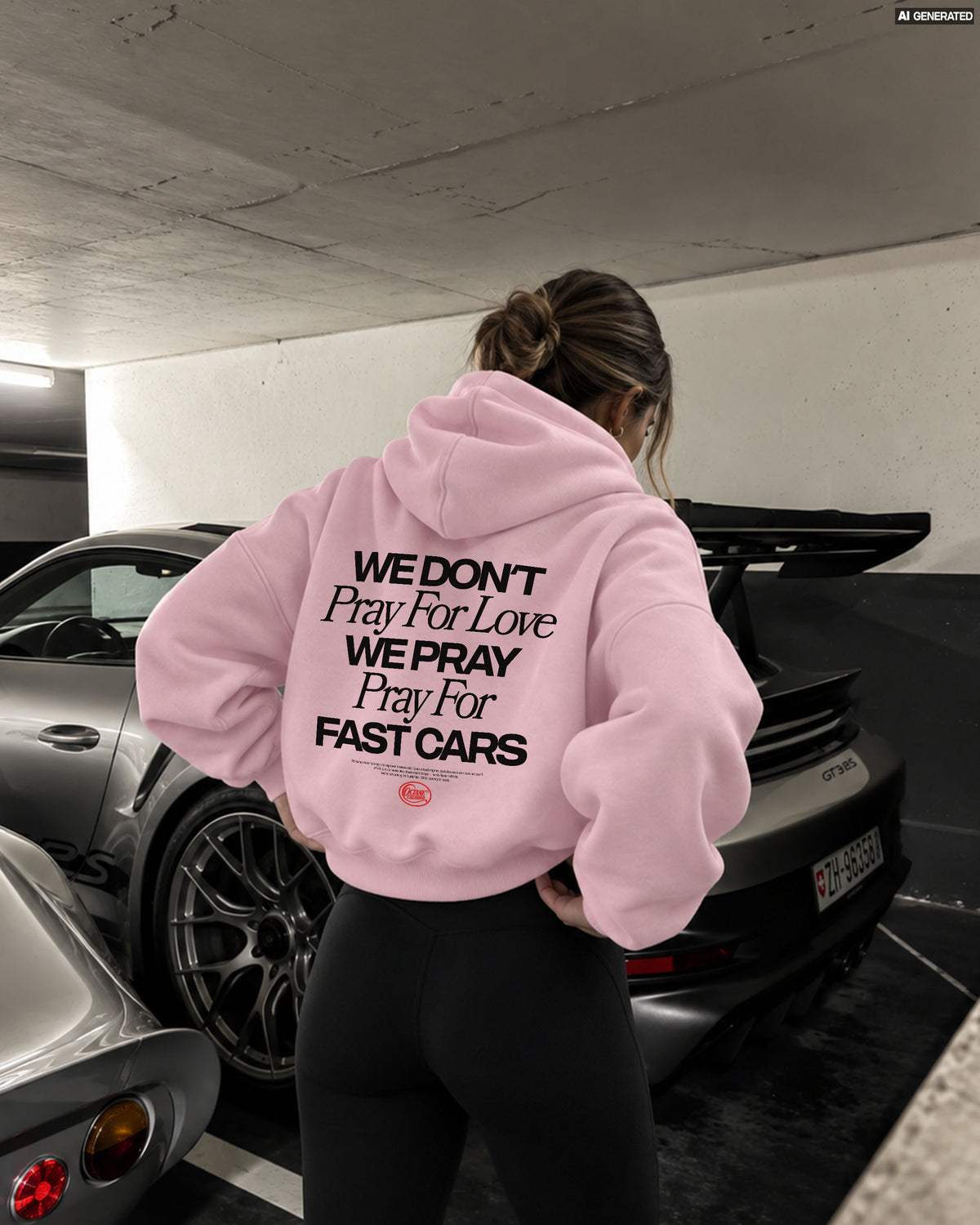 Octane Childhood Hoodie - We Don’t Pray For Love. We Pray For Fast Cars.