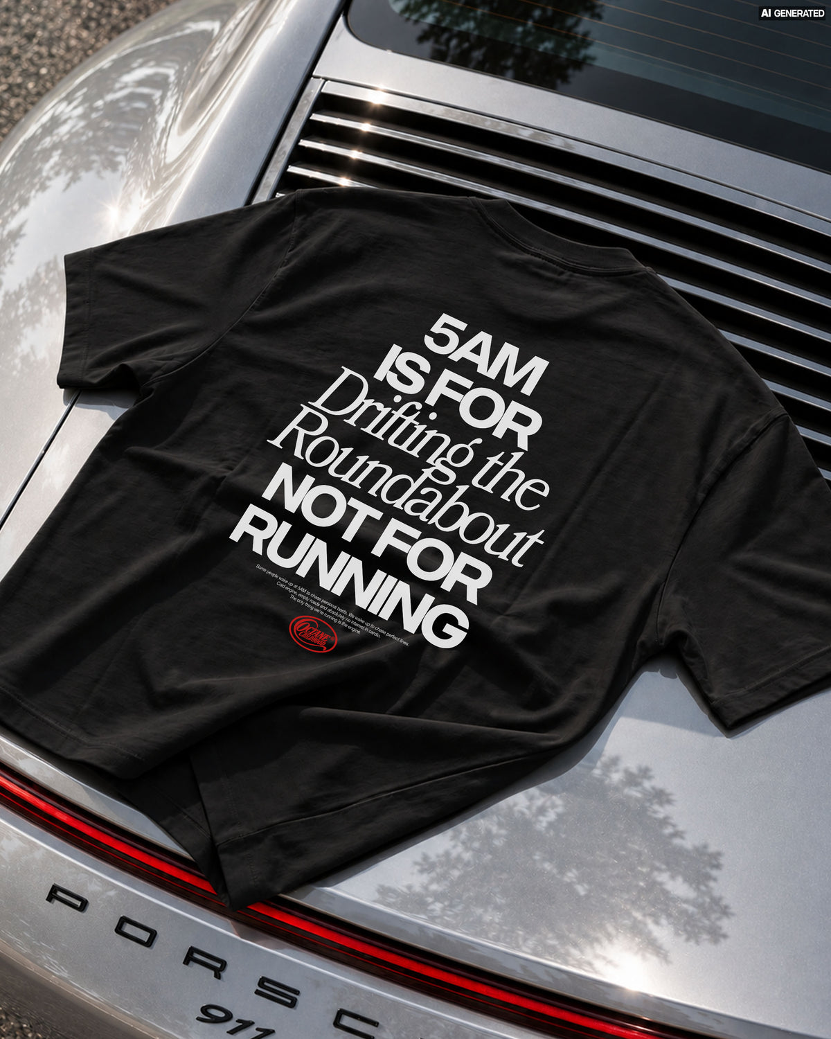 Octane Childhood Tee - 5AM Is For Drifting The Roundabout, Not For Running-3