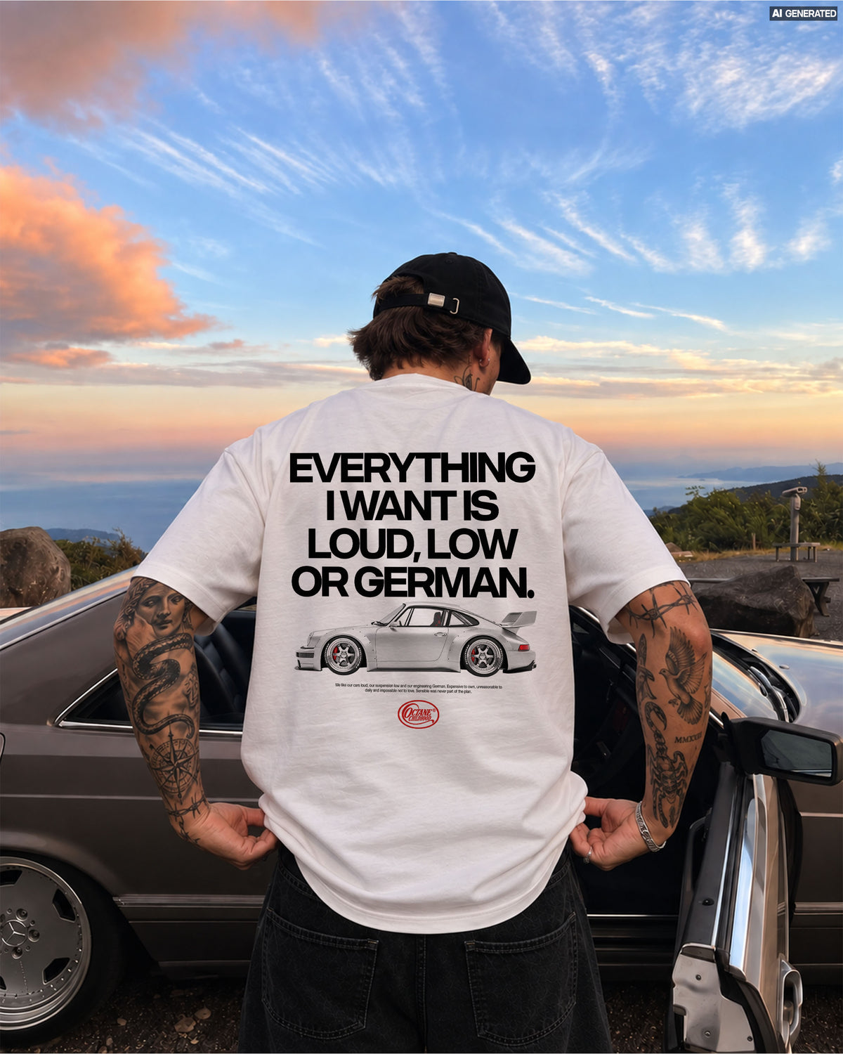 Octane Childhood Tee - Everything I Want Is Loud, Low or German.-11