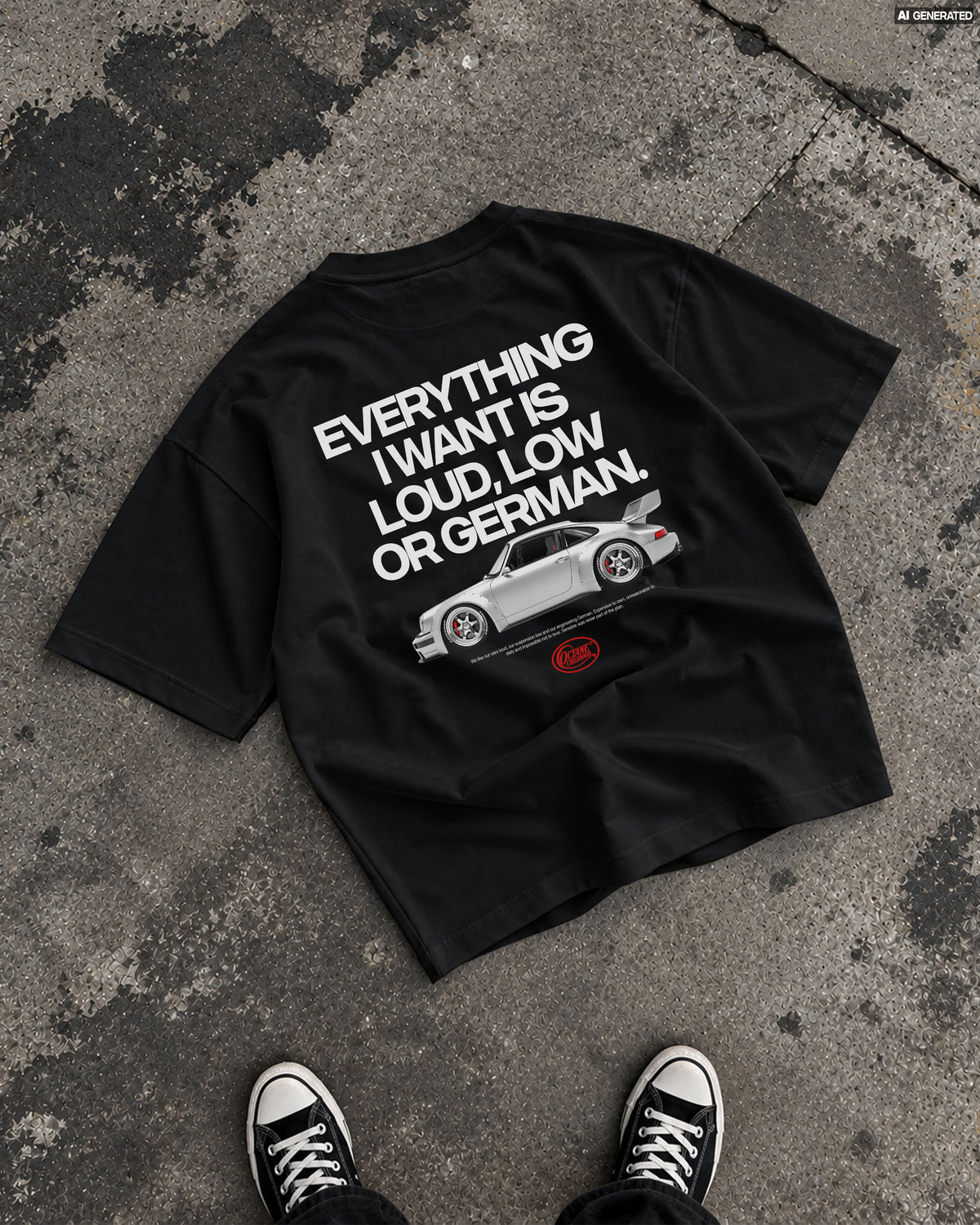 Octane Childhood Tee - Everything I Want Is Loud, Low or German.-5