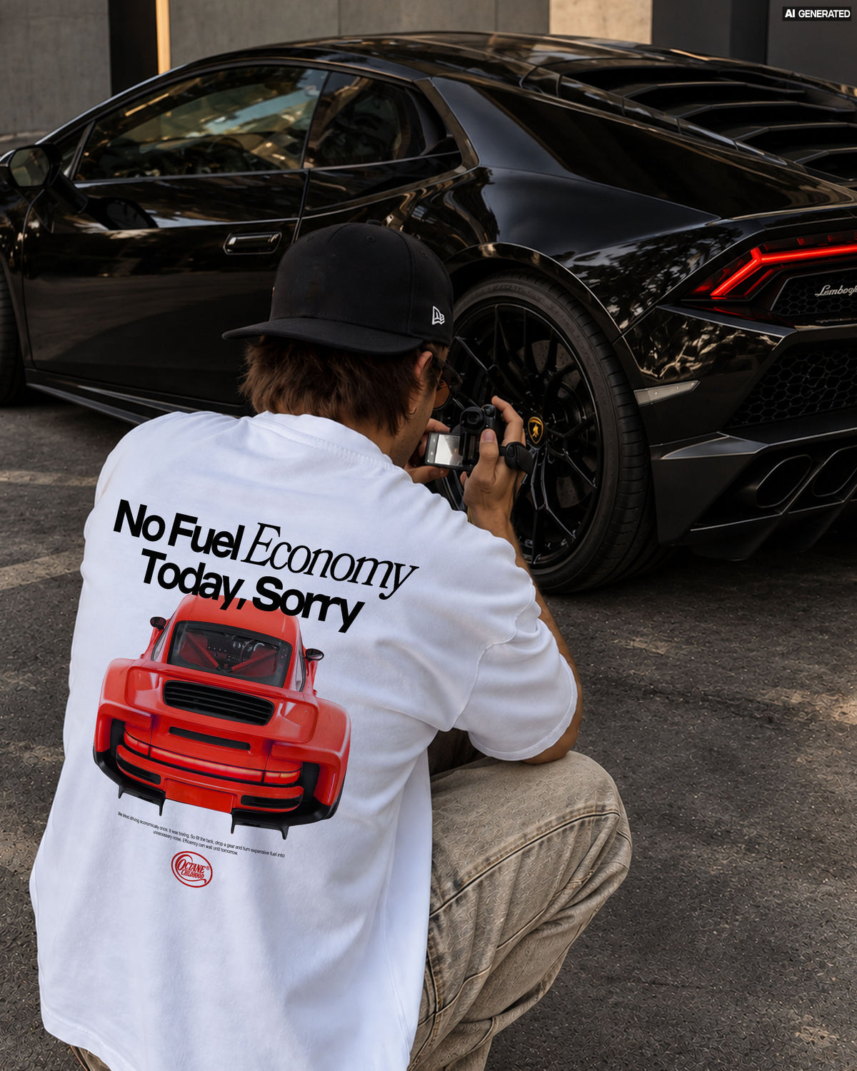 Octane Childhood Tee - No Fuel Economy Today, Sorry