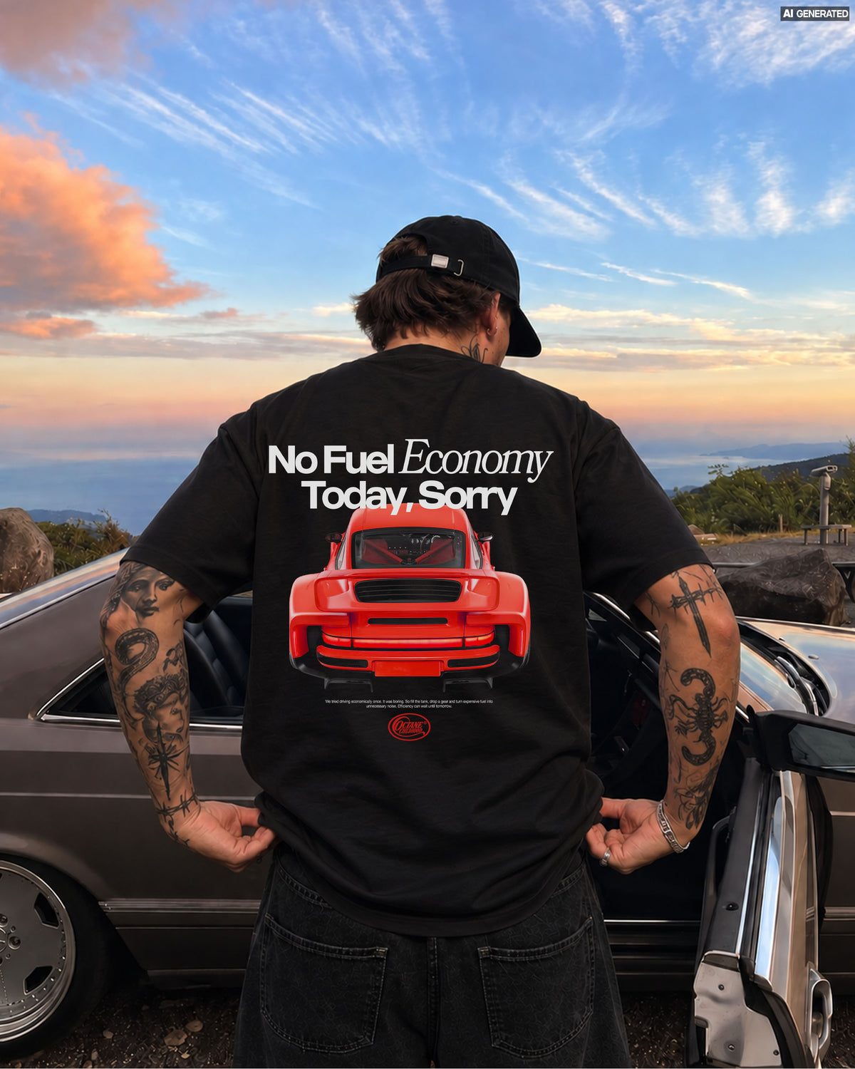 Octane Childhood Tee - No Fuel Economy Today, Sorry-5