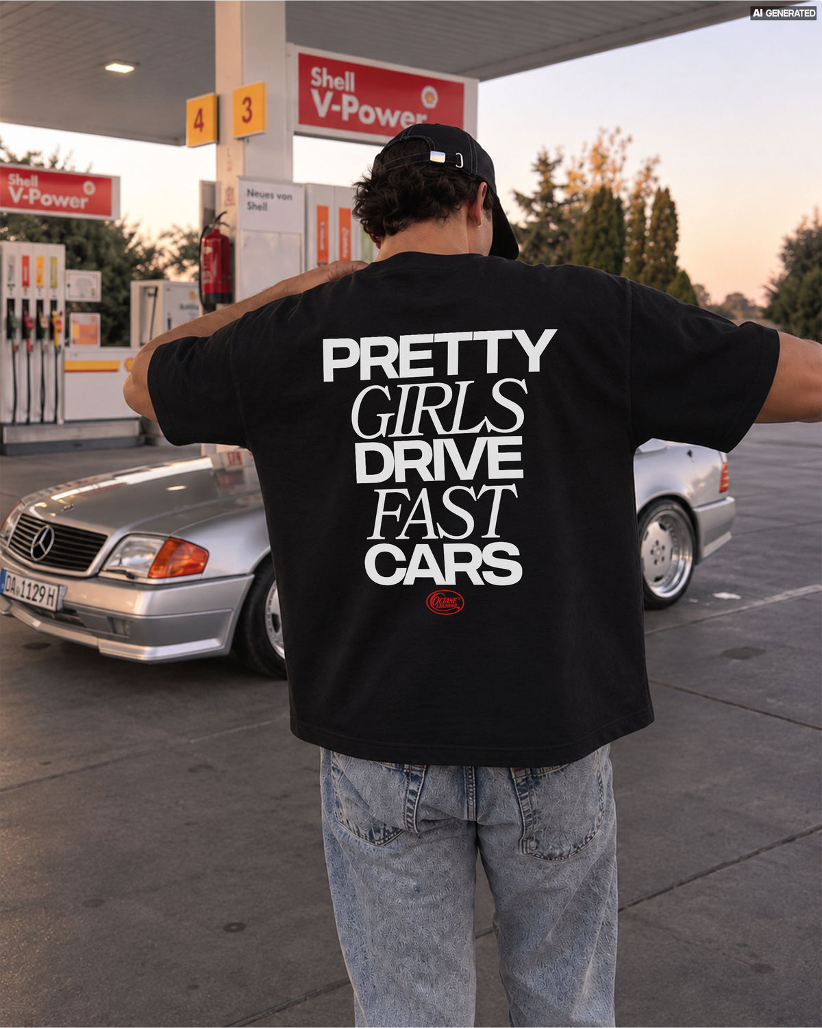 Octane Childhood Tee - Pretty Girls Drive Fast Cars-4