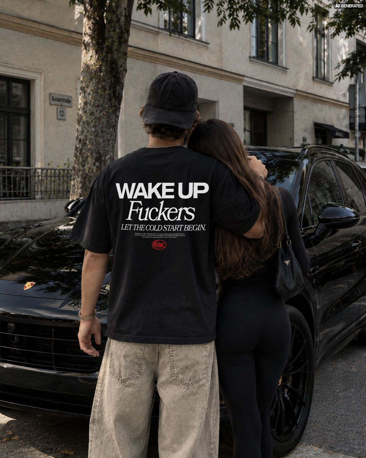 Octane Childhood Tee - Wake Up Fuckers. Let The Cold Start Begin.-5