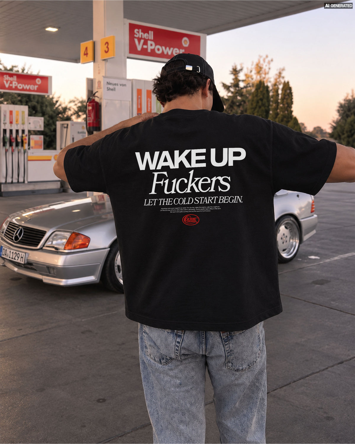 Octane Childhood Tee - Wake Up Fuckers. Let The Cold Start Begin.-11