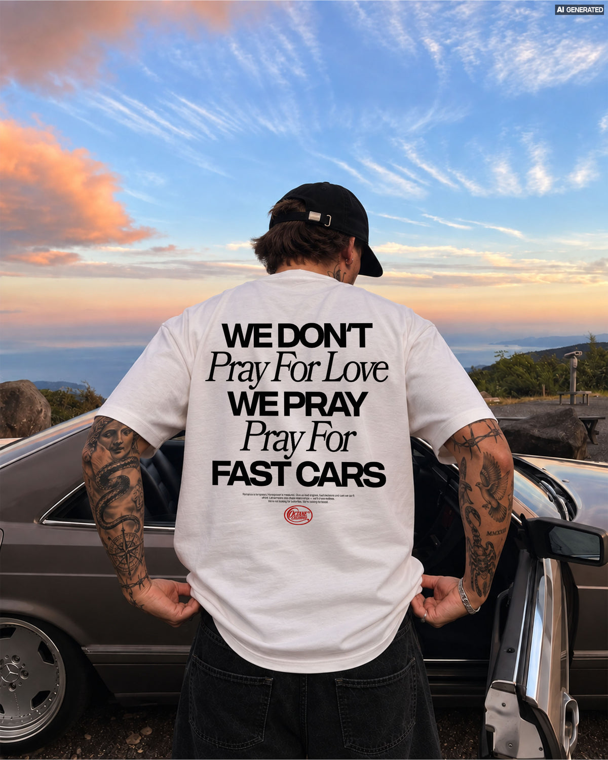 Octane Childhood Tee - We Don’t Pray For Love. We Pray For Fast Cars.