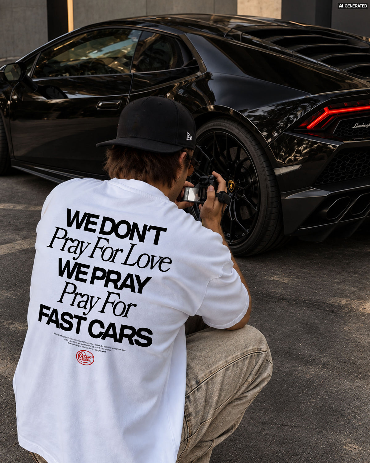 Octane Childhood Tee - We Don’t Pray For Love. We Pray For Fast Cars.-10