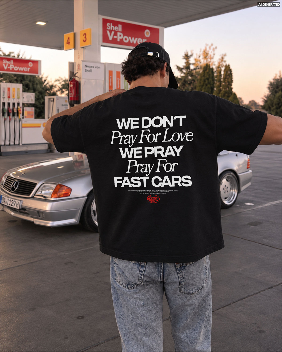 Octane Childhood Tee - We Don’t Pray For Love. We Pray For Fast Cars.-6
